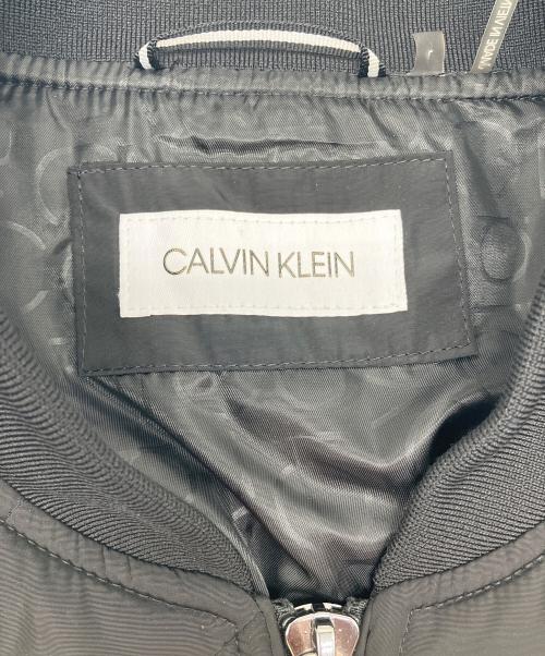 Calvin Klein（カルバンクライン）Calvin Klein (カルバンクライン) キルティングジャケット ブラック サイズ:Lの古着・服飾アイテム