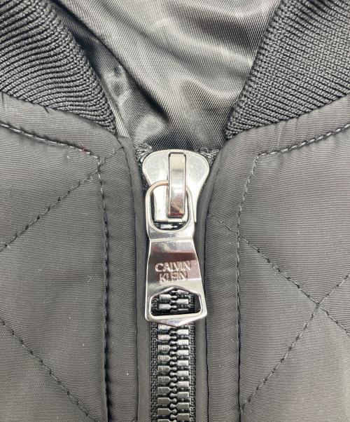 Calvin Klein（カルバンクライン）Calvin Klein (カルバンクライン) キルティングジャケット ブラック サイズ:Lの古着・服飾アイテム