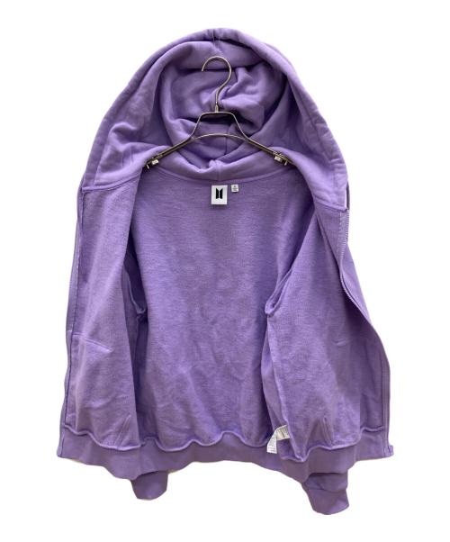 Yet to Come in BUSAN（イェット トゥー カム イン プサン）Yet to Come in BUSAN (イェット トゥー カム イン プサン) ジップパーカー バイオレット サイズ:Ｍの古着・服飾アイテム