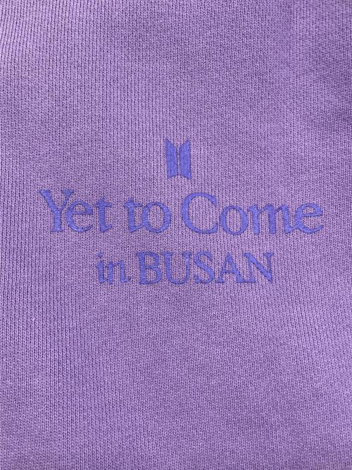 Yet to Come in BUSAN（イェット トゥー カム イン プサン）Yet to Come in BUSAN (イェット トゥー カム イン プサン) ジップパーカー バイオレット サイズ:Ｍの古着・服飾アイテム