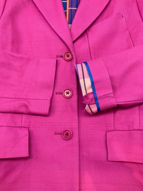 PAUL SMITH（ポールスミス）PAUL SMITH (ポールスミス) チェスターコート ショッキングピンク サイズ:38の古着・服飾アイテム