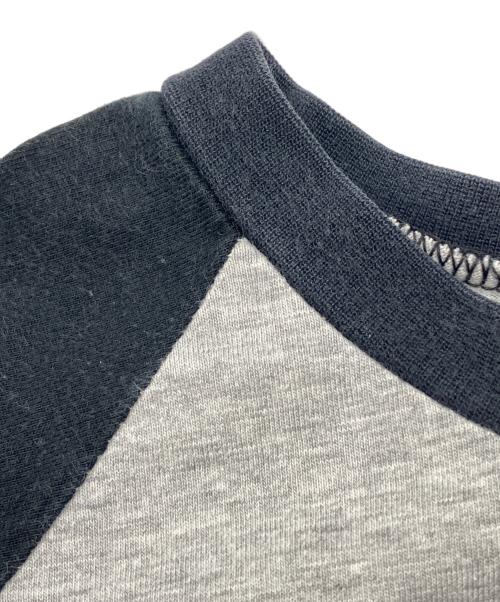 adidas（アディダス）adidas (アディダス) 80sプリントTシャツ グレー×ブラック サイズ:98-6(JASPOO）の古着・服飾アイテム