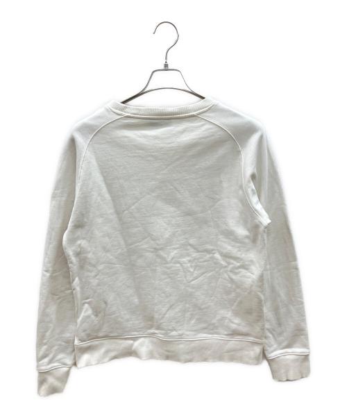 maison kitsune（メゾンキツネ）maison kitsune (メゾンキツネ) クルーネックスウェット ホワイト サイズ:Ｍの古着・服飾アイテム