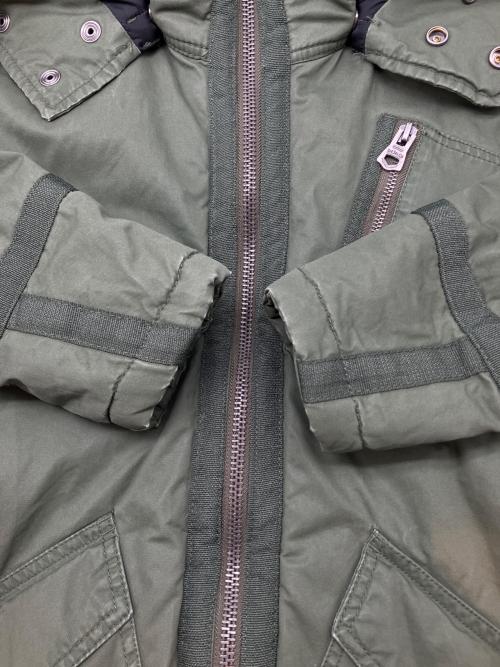 DIESEL（ディーゼル）DIESEL (ディーゼル) ファーミリタリージャケット　Y2K カーキ サイズ:Sの古着・服飾アイテム