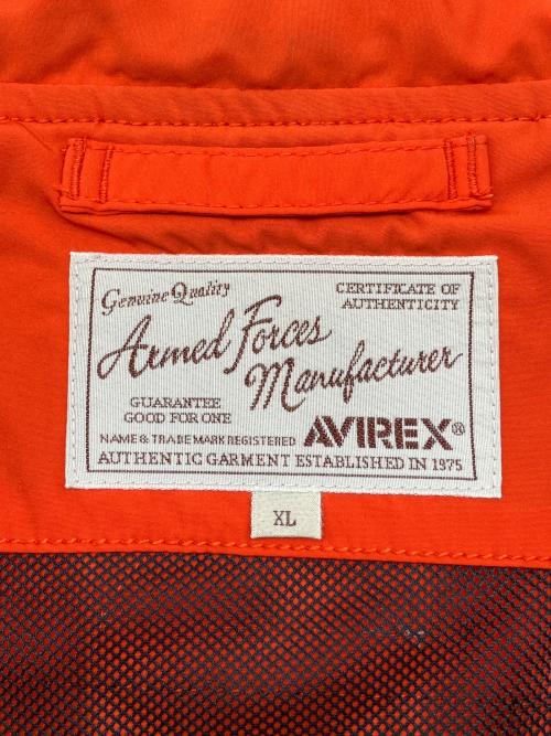 AVIREX（アヴィレックス）AVIREX (アヴィレックス) TYPE CWU JACKET オレンジ サイズ:XLの古着・服飾アイテム