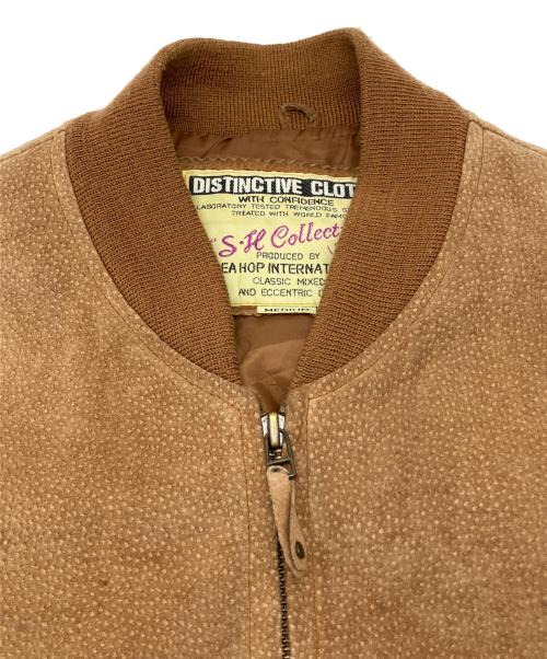 S.H.Collection（SHコレクション）S.H.Collection (SHコレクション) ピックレザージャケット キャメル サイズ:Ｍの古着・服飾アイテム