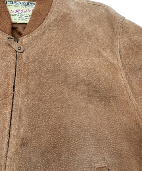 S.H.Collection（SHコレクション）S.H.Collection (SHコレクション) ピックレザージャケット キャメル サイズ:Ｍの古着・服飾アイテム