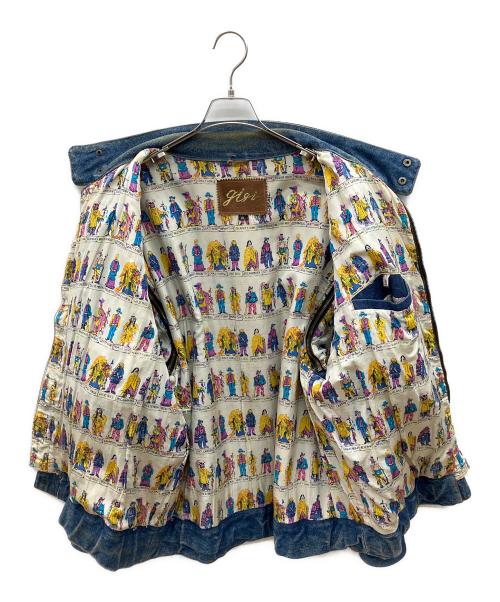 GIGI（ジジ）GIGI (ジジ) ギミックデニムジャケット　古着 インディゴ サイズ:XLの古着・服飾アイテム