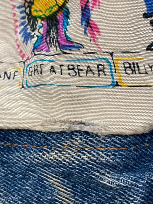 GIGI（ジジ）GIGI (ジジ) ギミックデニムジャケット　古着 インディゴ サイズ:XLの古着・服飾アイテム