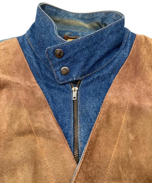 GIGI（ジジ）GIGI (ジジ) ギミックデニムジャケット　古着 インディゴ サイズ:XLの古着・服飾アイテム