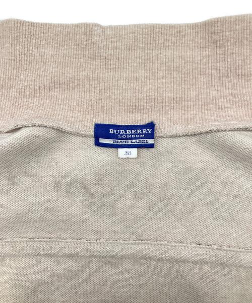 BURBERRY BLUE LABEL（バーバリー ブルー レーベル）BURBERRY BLUE LABEL (バーバリー ブルー レーベル) ノバチェックジップジャケット　デザイナーズインポート ベージュ サイズ:38の古着・服飾アイテム