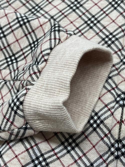 BURBERRY BLUE LABEL（バーバリー ブルー レーベル）BURBERRY BLUE LABEL (バーバリー ブルー レーベル) ノバチェックジップジャケット　デザイナーズインポート ベージュ サイズ:38の古着・服飾アイテム