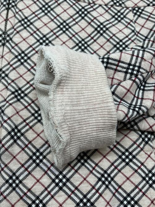 BURBERRY BLUE LABEL（バーバリー ブルー レーベル）BURBERRY BLUE LABEL (バーバリー ブルー レーベル) ノバチェックジップジャケット　デザイナーズインポート ベージュ サイズ:38の古着・服飾アイテム