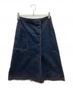 MONCLERモンクレール）の古着「ラップスカート　GONNA」｜インディゴ