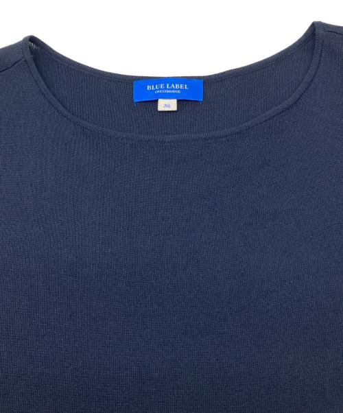 BLUE LABEL CRESTBRIDGE（ブルーレーベルクレストブリッジ）BLUE LABEL CRESTBRIDGE (ブルーレーベルクレストブリッジ) 半袖ワンピース ネイビー サイズ:38の古着・服飾アイテム