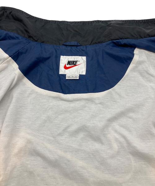NIKE（ナイキ）NIKE (ナイキ) 90sウインドブレーカー　白タグ　古着 ブルー×ホワイト サイズ:XLの古着・服飾アイテム