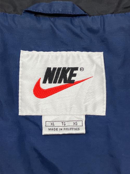 NIKE（ナイキ）NIKE (ナイキ) 90sウインドブレーカー　白タグ　古着 ブルー×ホワイト サイズ:XLの古着・服飾アイテム