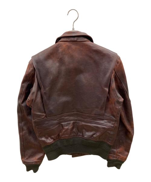 FIRST（ファースト）FIRST (ファースト) G-1フライトレザージャケット　U.S.NAVY ブラウン サイズ:38の古着・服飾アイテム