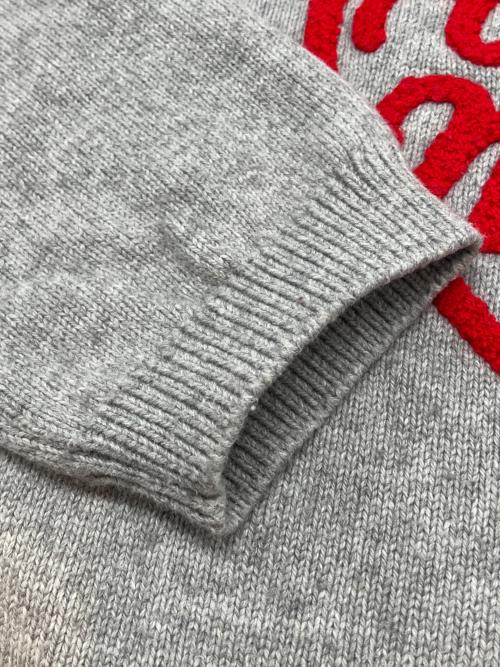 HUMAN MADE（ヒューマンメイド）HUMAN MADE (ヒューマンメイド) HEART KNIT SWEATER　24AW グレー サイズ:Lの古着・服飾アイテム