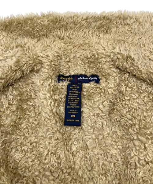 Abercrombie & Fitch（アバクロンビー アンド フィッチ）Abercrombie & Fitch (アバクロンビー アンド フィッチ) 襟ボアデニムジャケット　Y2K インディゴ サイズ:XSの古着・服飾アイテム