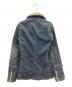 Abercrombie & Fitch (アバクロンビー アンド フィッチ) 襟ボアデニムジャケット　Y2K インディゴ サイズ:XS：4000円