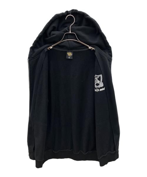 LOS ANGELES APPAREL（ロサンゼルスアパレル）LOS ANGELES APPAREL (ロサンゼルスアパレル) ジップパーカー ブラック サイズ:2XLの古着・服飾アイテム