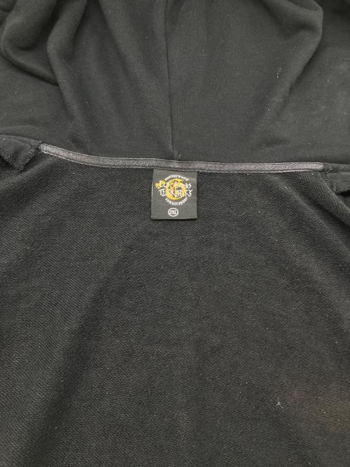 LOS ANGELES APPAREL（ロサンゼルスアパレル）LOS ANGELES APPAREL (ロサンゼルスアパレル) ジップパーカー ブラック サイズ:2XLの古着・服飾アイテム