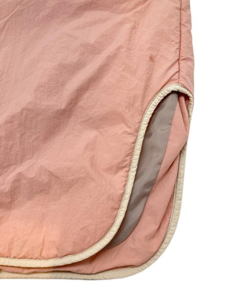 mite FABRICA（ミーテファブリカ）mite FABRICA (ミーテファブリカ) 中綿コート ピンク×ホワイト サイズ:38の古着・服飾アイテム