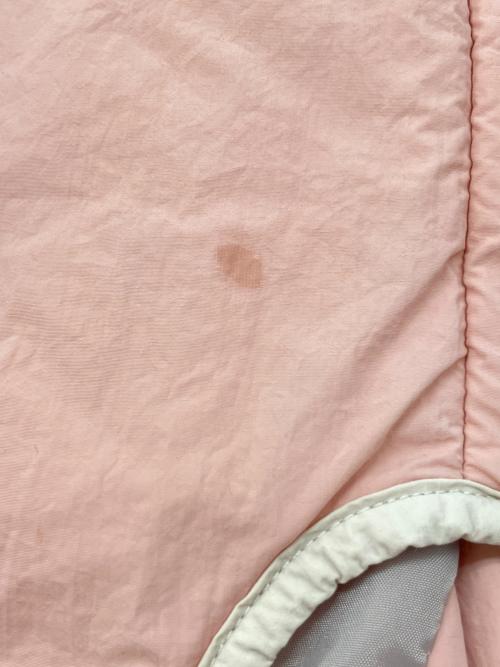 mite FABRICA（ミーテファブリカ）mite FABRICA (ミーテファブリカ) 中綿コート ピンク×ホワイト サイズ:38の古着・服飾アイテム