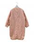 mite FABRICA (ミーテファブリカ) 中綿コート ピンク×ホワイト サイズ:38：5000円