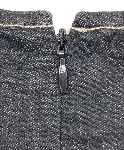 POLO RALPH LAUREN（ポロ・ラルフローレン）POLO RALPH LAUREN (ポロ・ラルフローレン) ノースリーブワンピース　デニム地 ブラック サイズ:165/92Aの古着・服飾アイテム