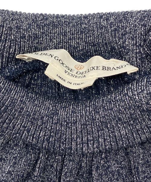 GOLDEN GOOSE DELUXE BRANDS（ゴールデン グース デラックス ブランド）GOLDEN GOOSE DELUXE BRANDS (ゴールデン グース デラックス ブランド) 薄手ニット ネイビー サイズ:XSの古着・服飾アイテム