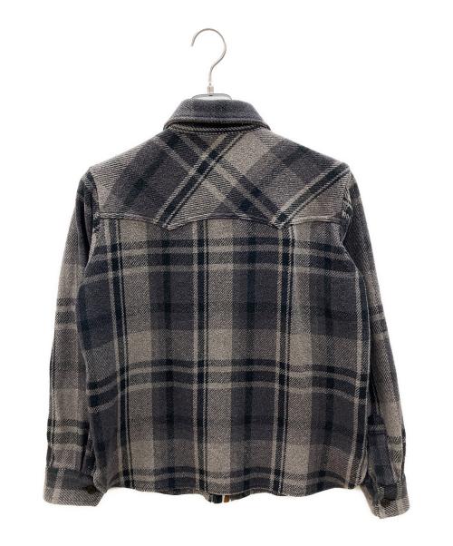 A BATHING APE（ア ベイシング エイプ）A BATHING APE (ア ベイシング エイプ) シャツジャケット グレー サイズ:Ｍの古着・服飾アイテム