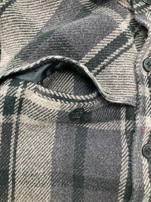 A BATHING APE（ア ベイシング エイプ）A BATHING APE (ア ベイシング エイプ) シャツジャケット グレー サイズ:Ｍの古着・服飾アイテム