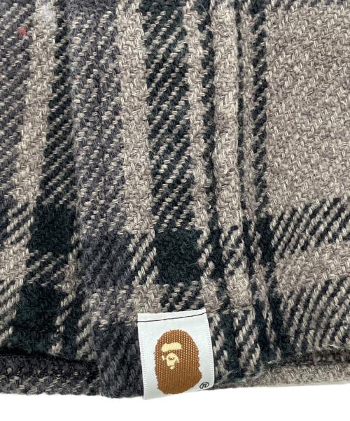 A BATHING APE（ア ベイシング エイプ）A BATHING APE (ア ベイシング エイプ) シャツジャケット グレー サイズ:Ｍの古着・服飾アイテム