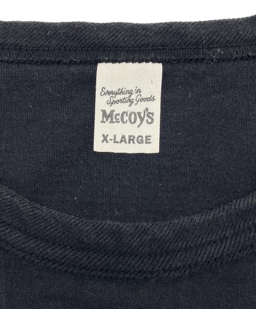 THE REAL McCOY'S（ザ・リアルマッコイズ）THE REAL McCOY'S (ザ・リアルマッコイズ) Tシャツ ブラック サイズ:XLの古着・服飾アイテム