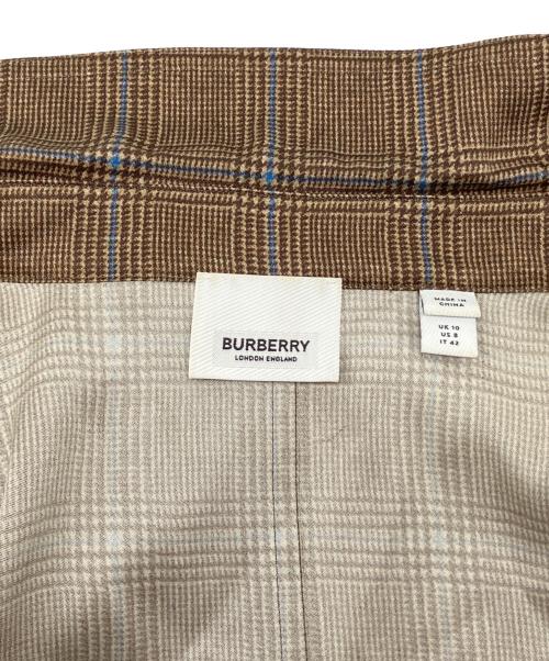 BURBERRY LONDON（バーバリーロンドン）BURBERRY LONDON (バーバリーロンドン) シャツワンピース ブラウン×ブルー サイズ:US/8の古着・服飾アイテム