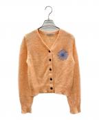 Mardi Mercrediマルディメクルディ）の古着「厚手カーディガン」｜オレンジ