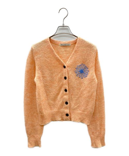 Mardi Mercredi（マルディメクルディ）Mardi Mercredi (マルディメクルディ) 厚手カーディガン オレンジ サイズ:ONE SIZEの古着・服飾アイテム