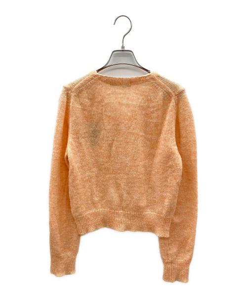 Mardi Mercredi（マルディメクルディ）Mardi Mercredi (マルディメクルディ) 厚手カーディガン オレンジ サイズ:ONE SIZEの古着・服飾アイテム