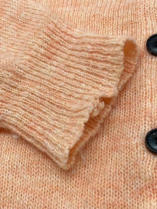 Mardi Mercredi（マルディメクルディ）Mardi Mercredi (マルディメクルディ) 厚手カーディガン オレンジ サイズ:ONE SIZEの古着・服飾アイテム