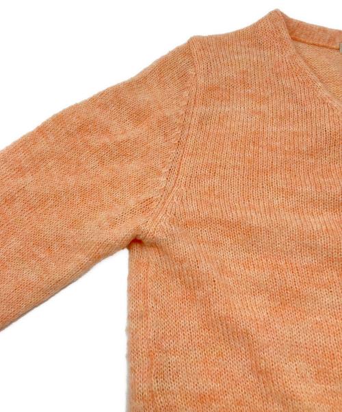Mardi Mercredi（マルディメクルディ）Mardi Mercredi (マルディメクルディ) 厚手カーディガン オレンジ サイズ:ONE SIZEの古着・服飾アイテム