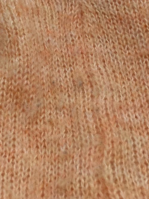 Mardi Mercredi（マルディメクルディ）Mardi Mercredi (マルディメクルディ) 厚手カーディガン オレンジ サイズ:ONE SIZEの古着・服飾アイテム