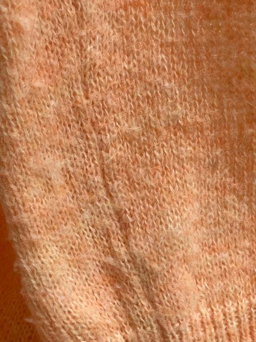 Mardi Mercredi（マルディメクルディ）Mardi Mercredi (マルディメクルディ) 厚手カーディガン オレンジ サイズ:ONE SIZEの古着・服飾アイテム