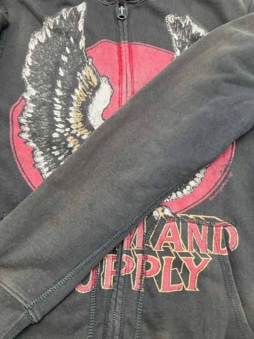 Denim & Supply Ralph Lauren（デニム＆サプライ ラルフローレン）Denim & Supply Ralph Lauren (デニム＆サプライ ラルフローレン) ジップパーカー　Y2K ブラウン サイズ:Sの古着・服飾アイテム