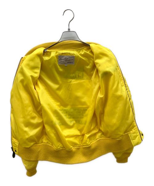 AVIREX（アヴィレックス）AVIREX (アヴィレックス) フライトジャケット イエロー サイズ:Ｍの古着・服飾アイテム