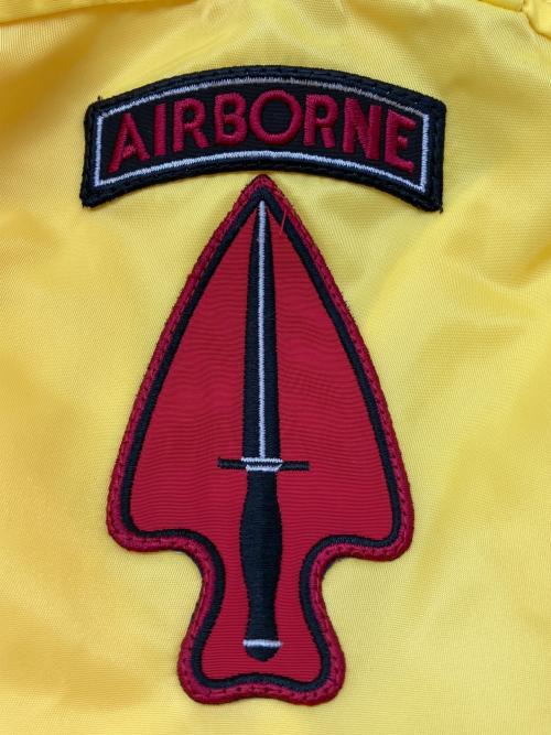 AVIREX（アヴィレックス）AVIREX (アヴィレックス) フライトジャケット イエロー サイズ:Ｍの古着・服飾アイテム