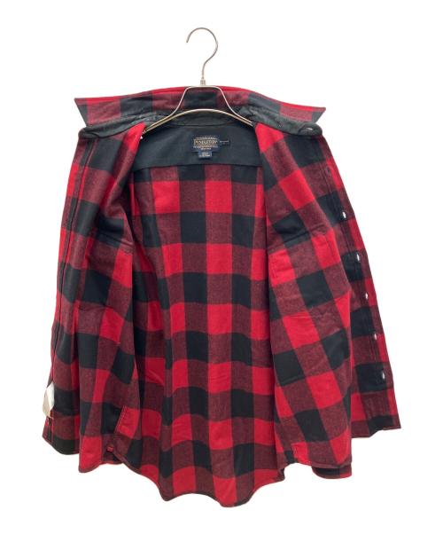 PENDLETON（ペンドルトン）PENDLETON (ペンドルトン) 長袖シャツ レッド×ブラック サイズ:Lの古着・服飾アイテム