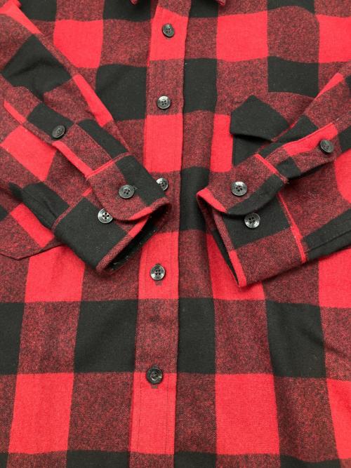 PENDLETON（ペンドルトン）PENDLETON (ペンドルトン) 長袖シャツ レッド×ブラック サイズ:Lの古着・服飾アイテム