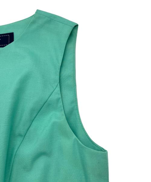 M'S GRACY（エムズグレイシー）M'S GRACY (エムズグレイシー) ノースリーブ・キャミソールワンピース グリーン サイズ:36の古着・服飾アイテム